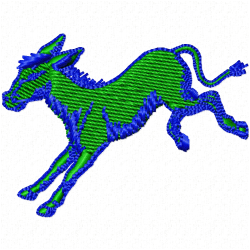 Donkey Embroidery Design 3 Donkey Embroidery Design 3